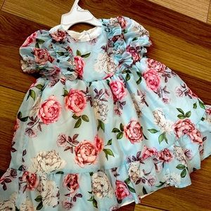 Pastourelle by Pippa and Julie Toddler Dress - Spring Floral - 18 M